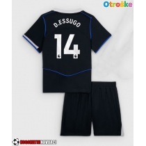 Otroške Nogometnih dresov Chelsea Dario Essugo #14 Tretji 2025-26 Kratki rokavi (+ hlače)